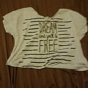 "Dream and you'll be free" crop top